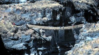 Illustration for article titled Would You Walk Across the Last Incan Handwoven Rope Bridge?